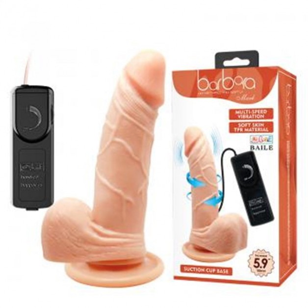 Realistik Dokuda Titreşimli Dildo Rotasyonlu